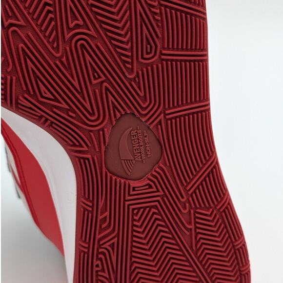 $120 Avenger Aero Trail Comp Toe Work Shoes Men's White/Red Size US8 EU41.5 - Picture 13 of 15